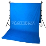 Фон тканевый синий хромакей GreenBean Field 300 х 700 Blue